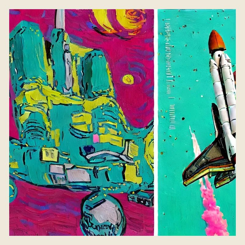 Space Shuttle Van Gogh