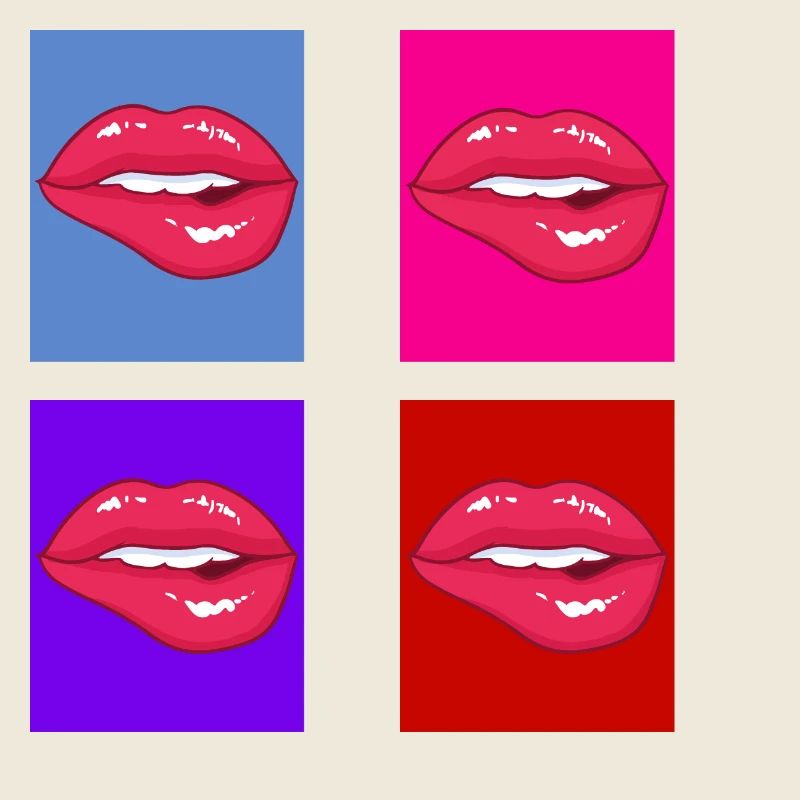 Retro-Lippen