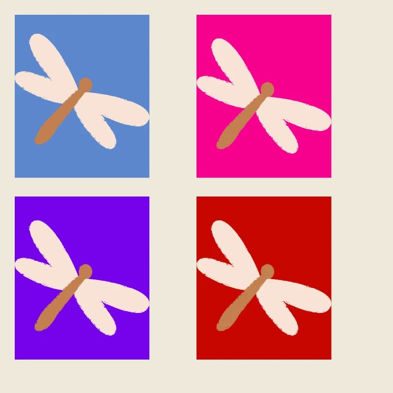 Papillon rétro