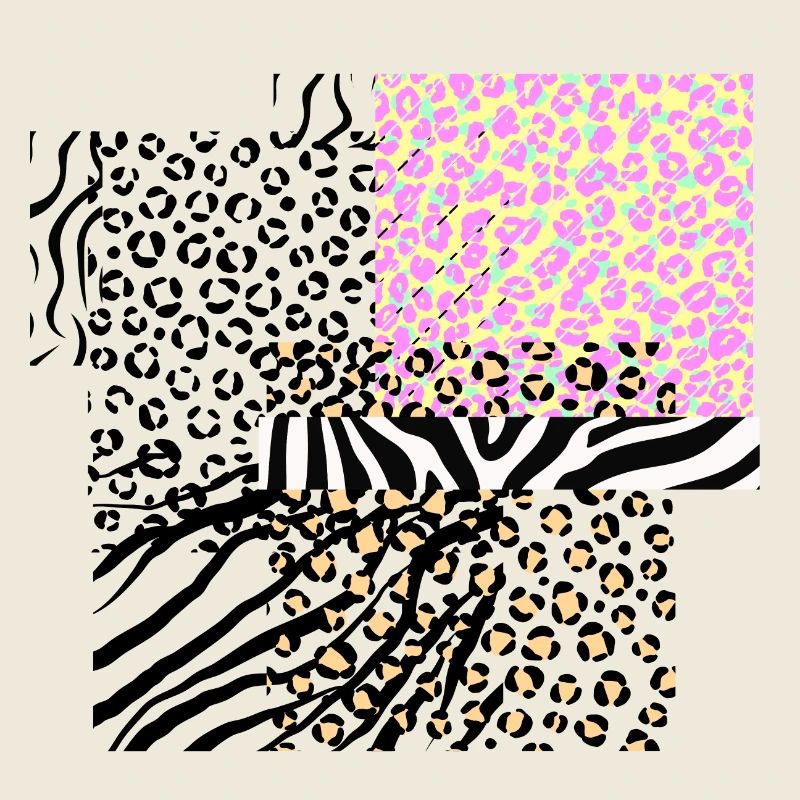 Léopard zèbre illustration