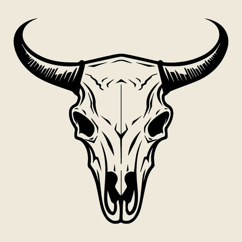 Cow Skull Boho