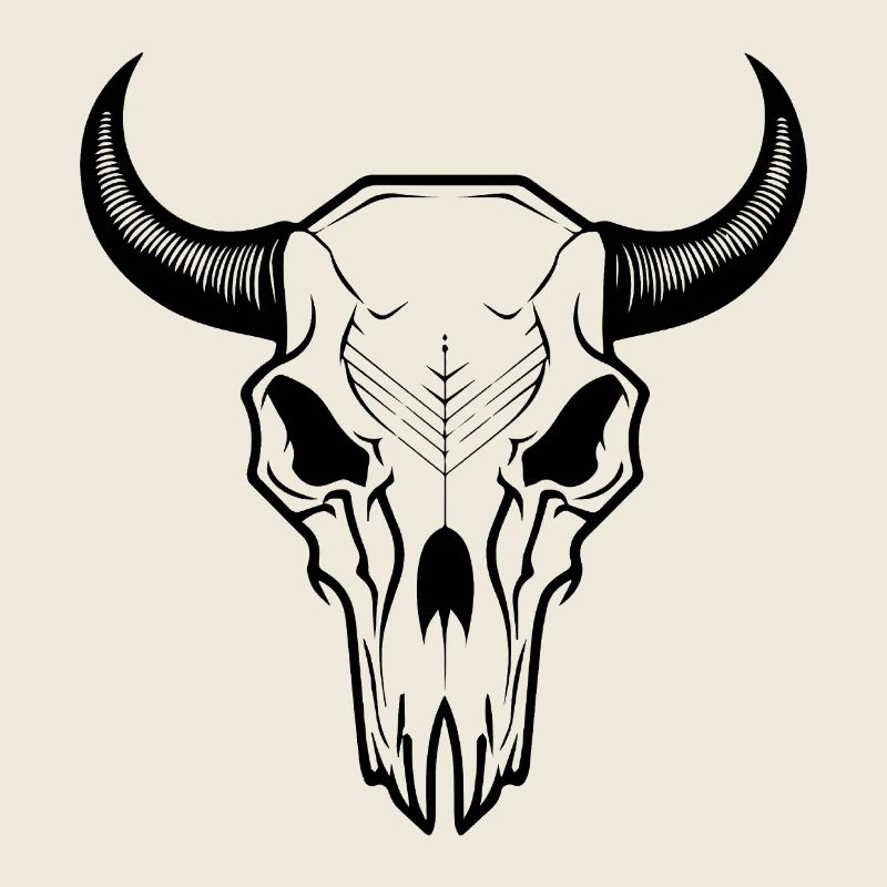 Cow Skull Boho