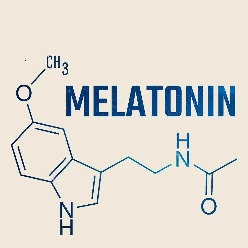 Melatonin-Molekül