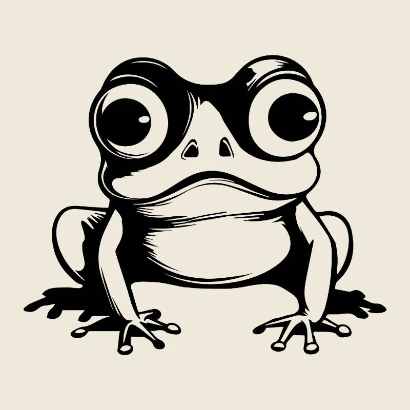 Crapaud amphibien grenouille
