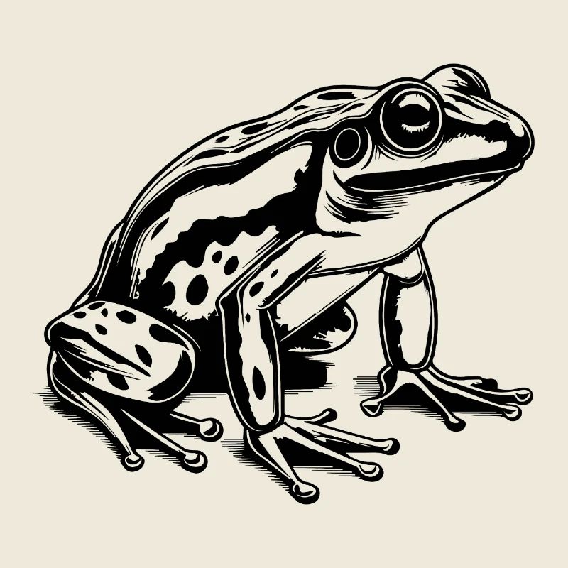 Crapaud amphibien grenouille