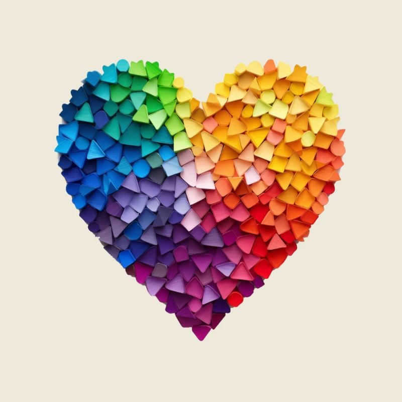 Rainbow Heart