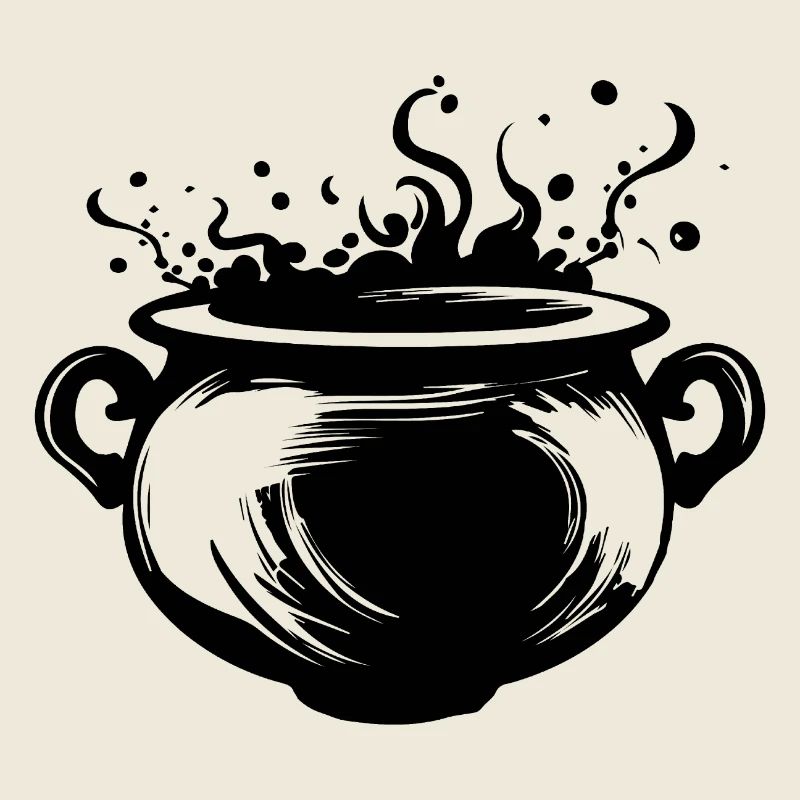 Cauldron Magical Witch Halloween