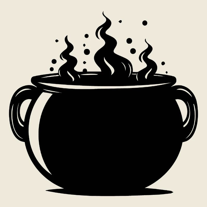 Cauldron Magical Witch Halloween