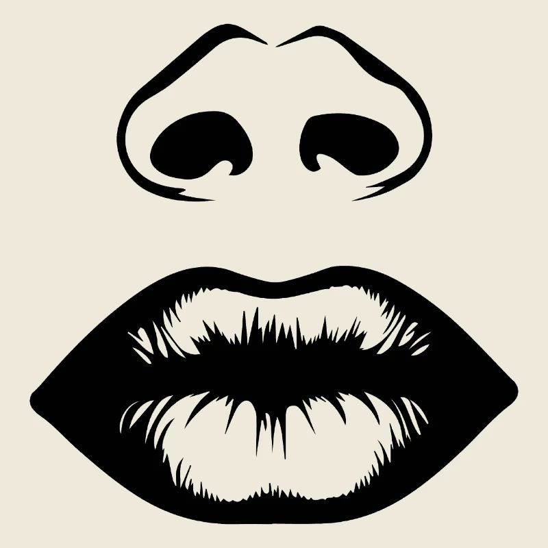Lèvres, bouche, baisers lèvres