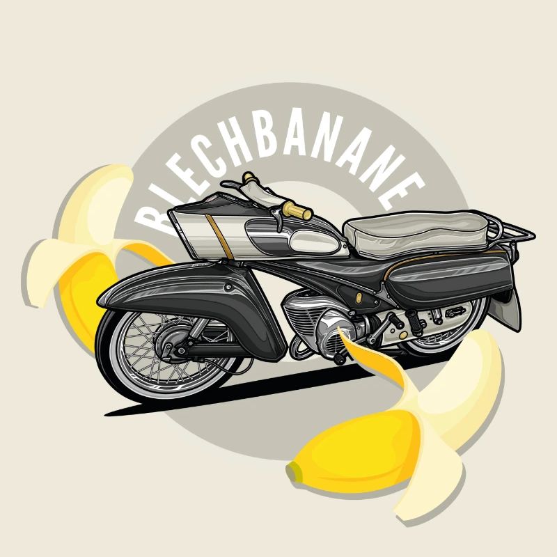 Étain banane // Illustration