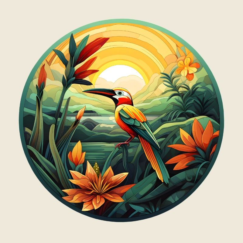 Oiseau au paradis