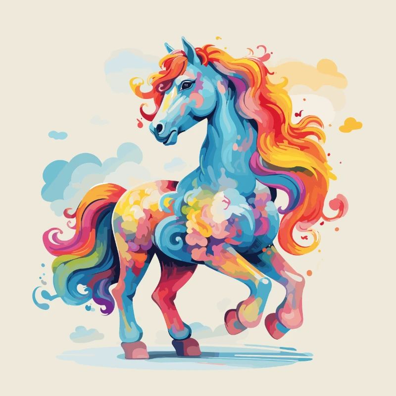 das bunte Pony