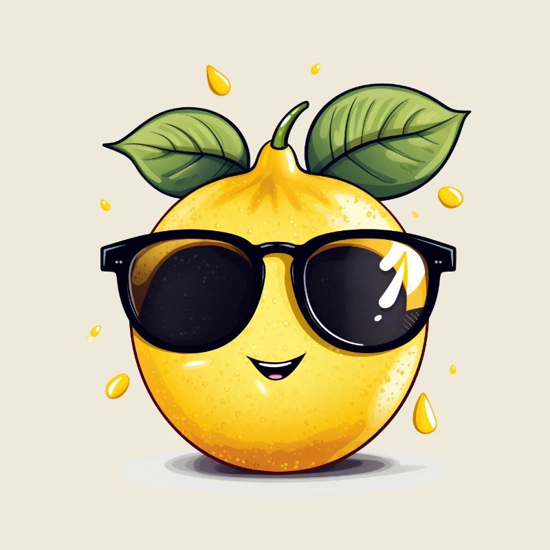 Un citron décontracté