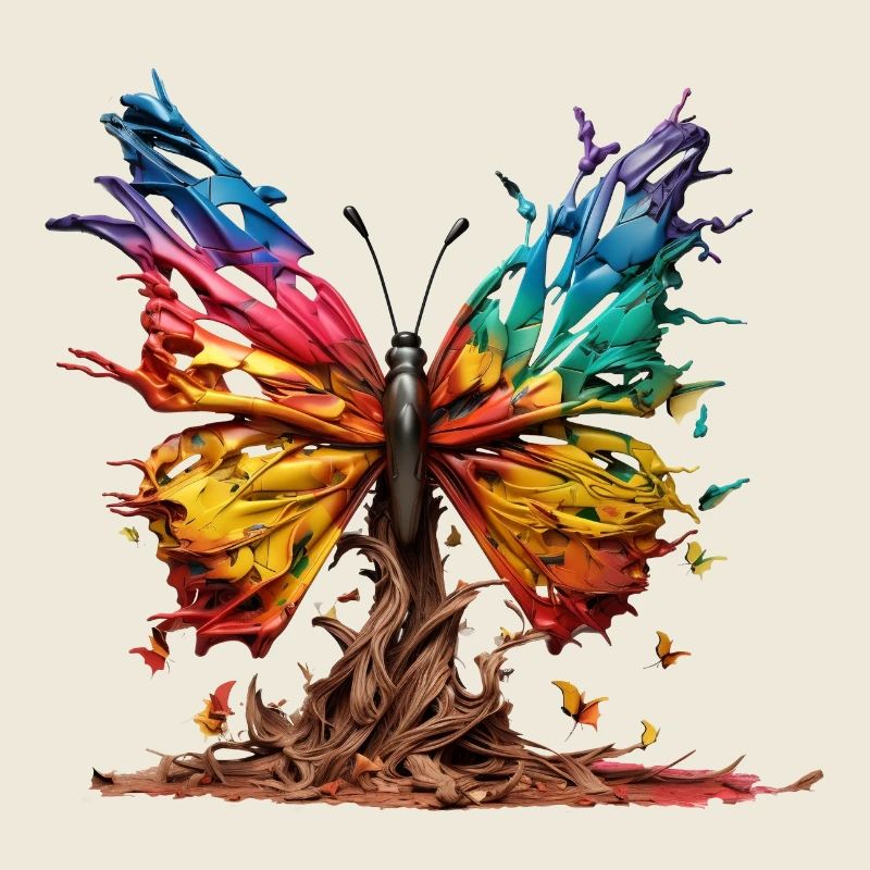 Rainbow Butterfly