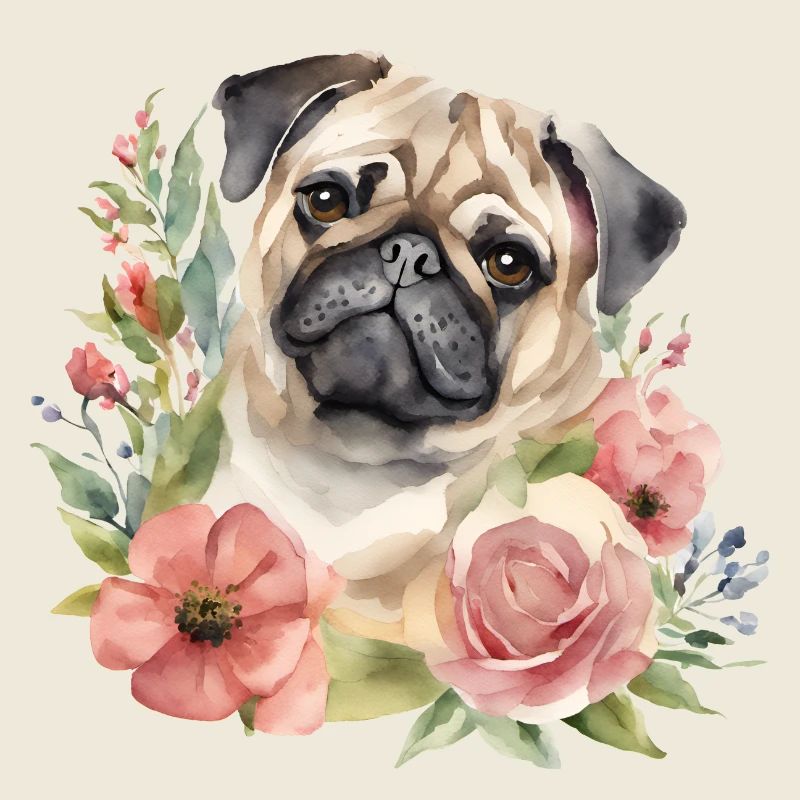 Flower pug