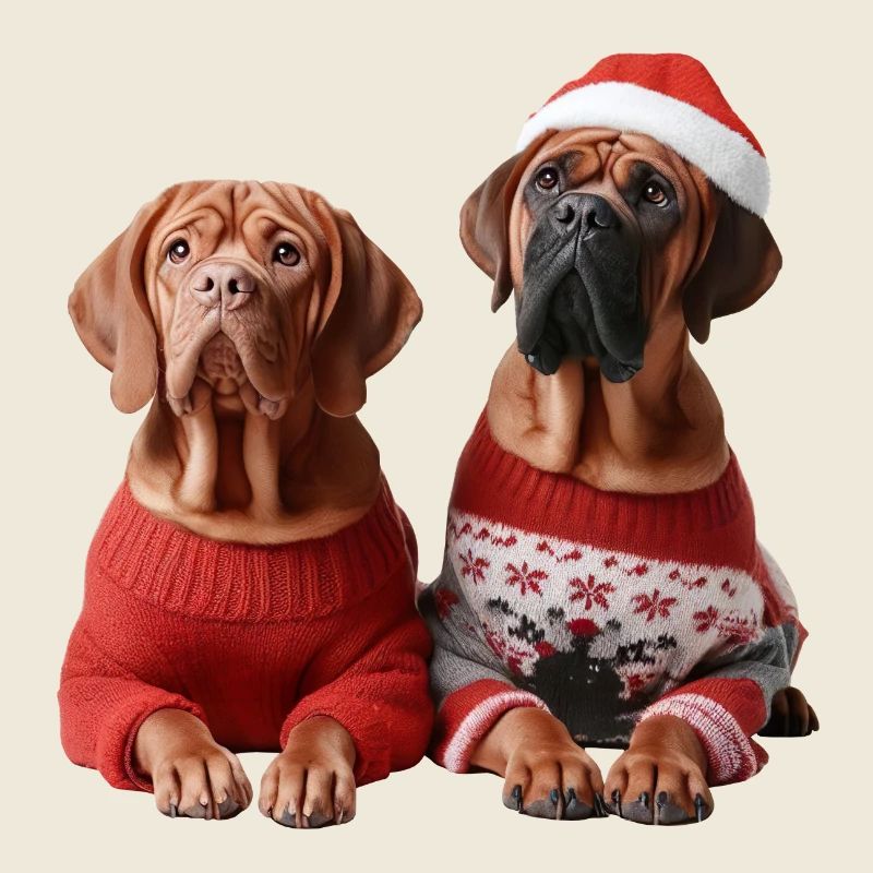 Boxer chiens Noël Noël pull cadeau
