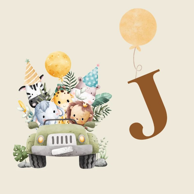 Buchstabe J Safari