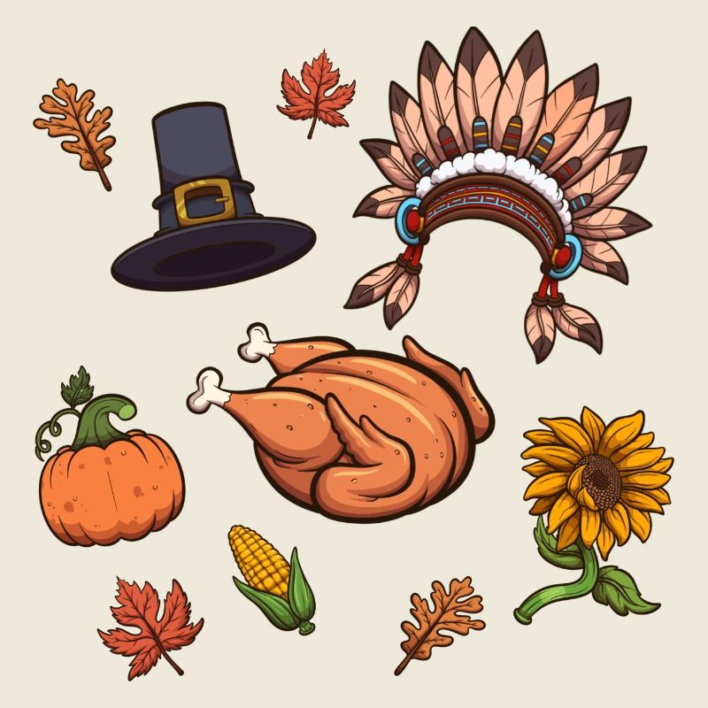 Thanksgiving-Elemente