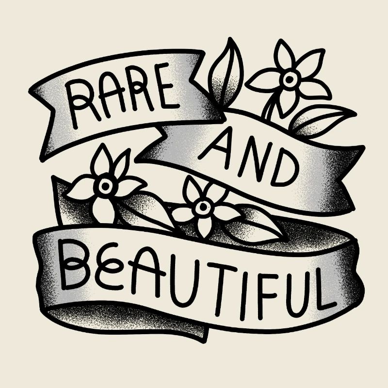 Rare And Beautiful with banners and flowers