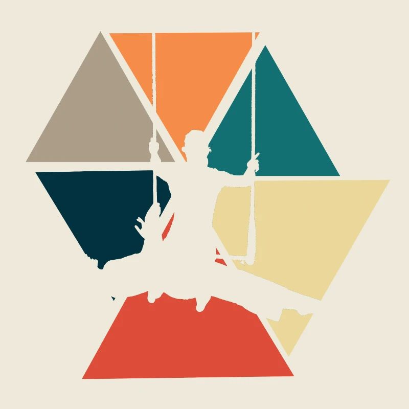 Vintage Retro Trapez - Trapez Geschenkidee