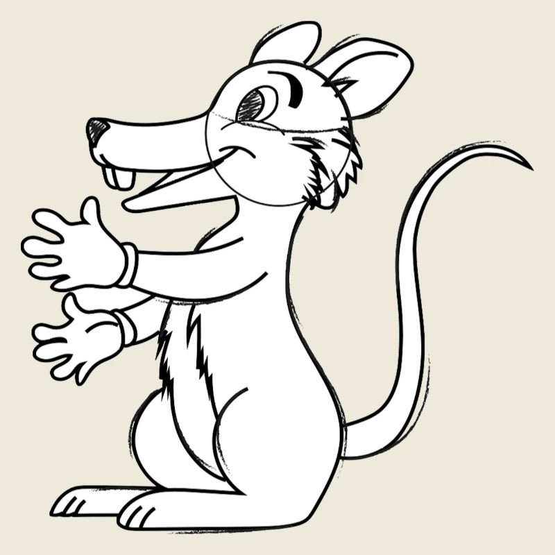 souris cartoon