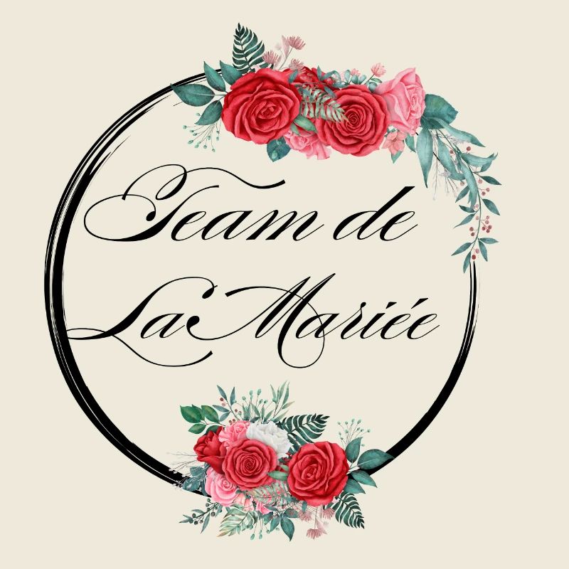 Red Floral Bride Team - Bachelorette Party Gift Idea