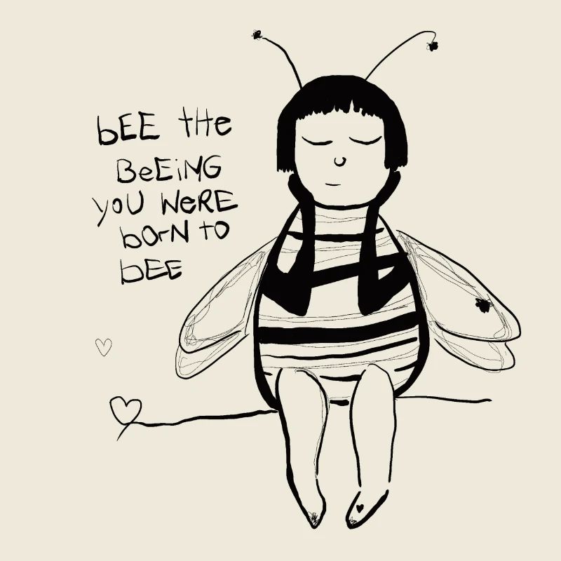 Sei die Biene, die du sein sollst! 🐝🌼