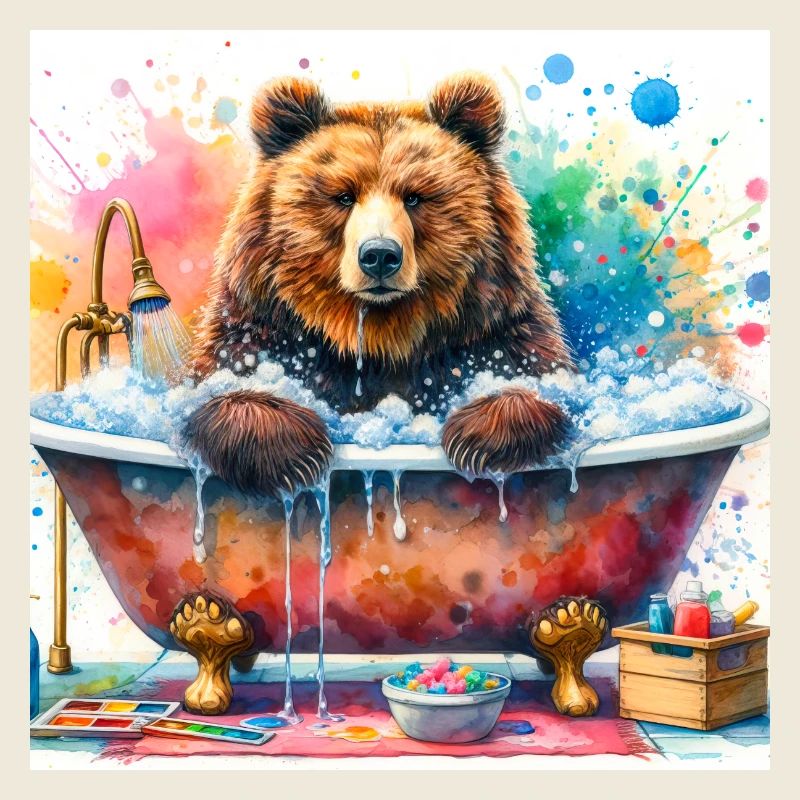 A bear in my bathtub