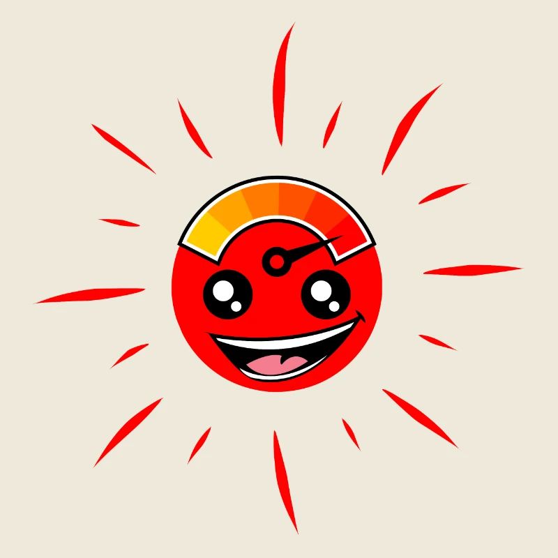 Die Temperatur ist am Maximum, es ist eine Hitzewelle