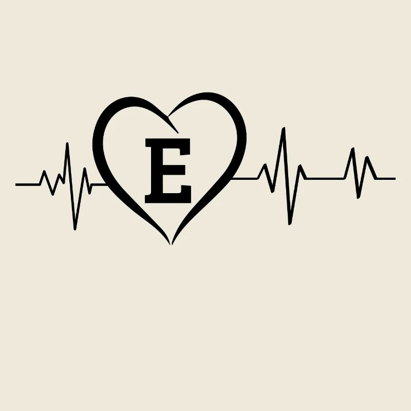 battement de cœur lettre e