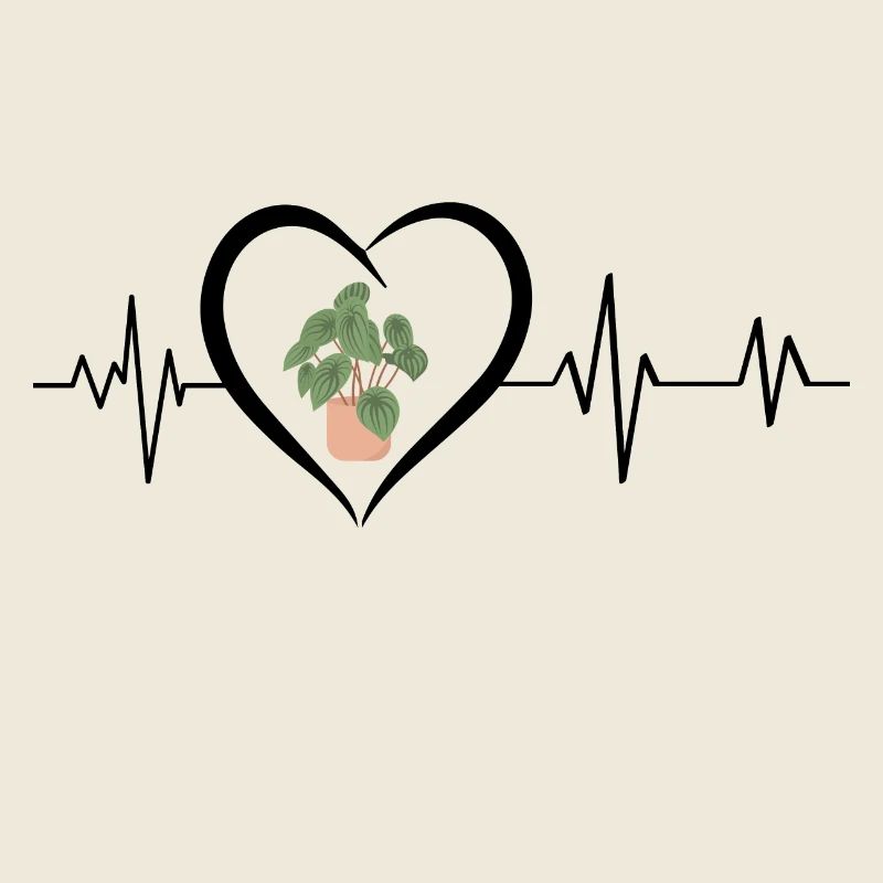 Herzschlag Blumentopf