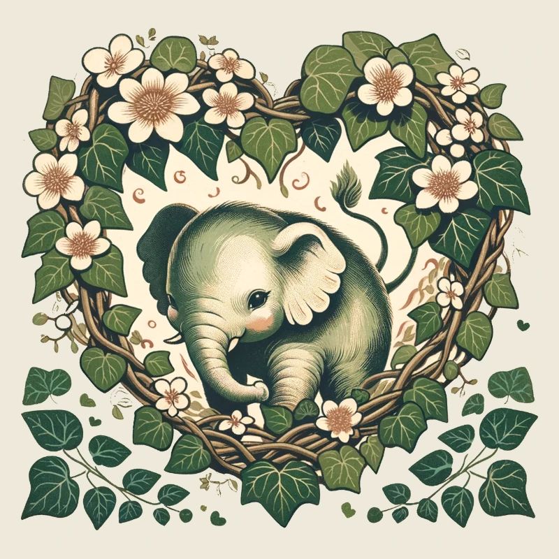 Eléphant vintage