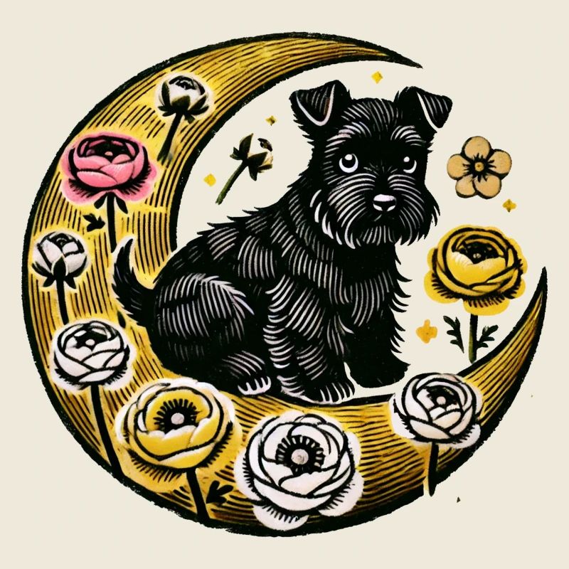 Terrier écossais noir