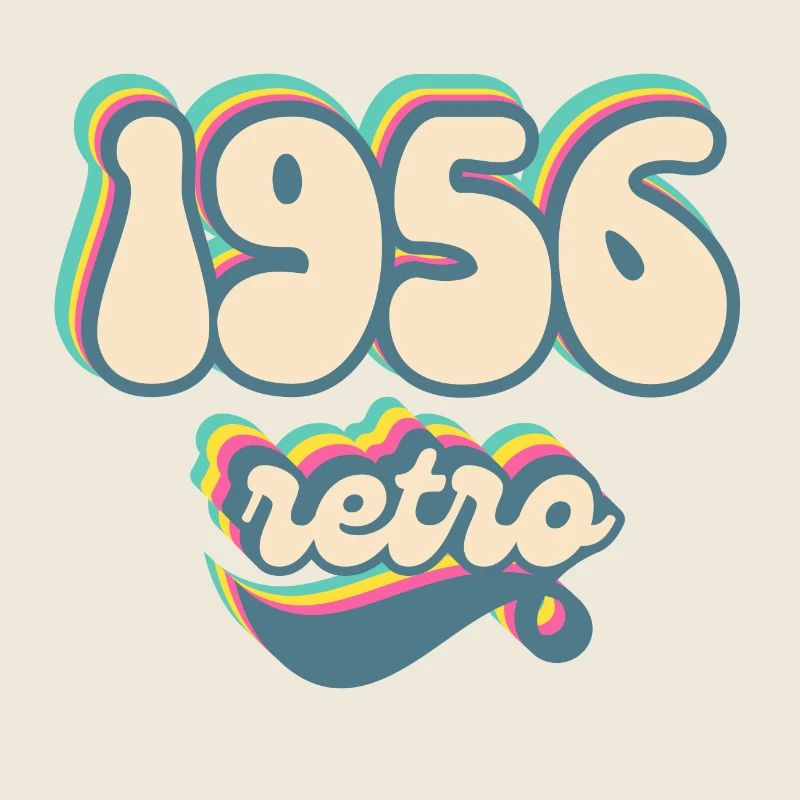 1956 retro idée cadeau