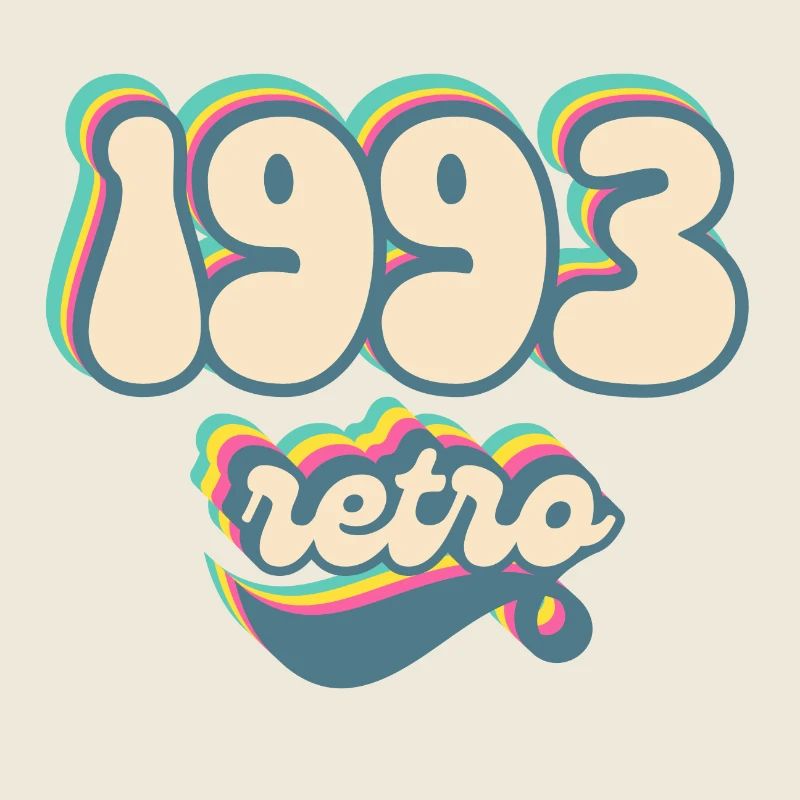 1993 retro idée cadeau