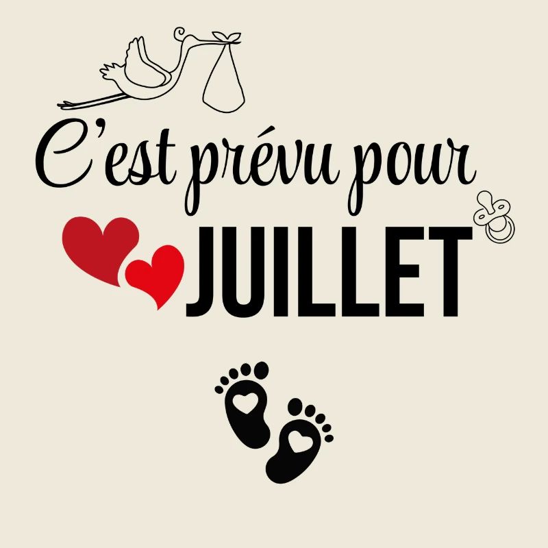 C’est prévu pour juillet - annonce de grossesse