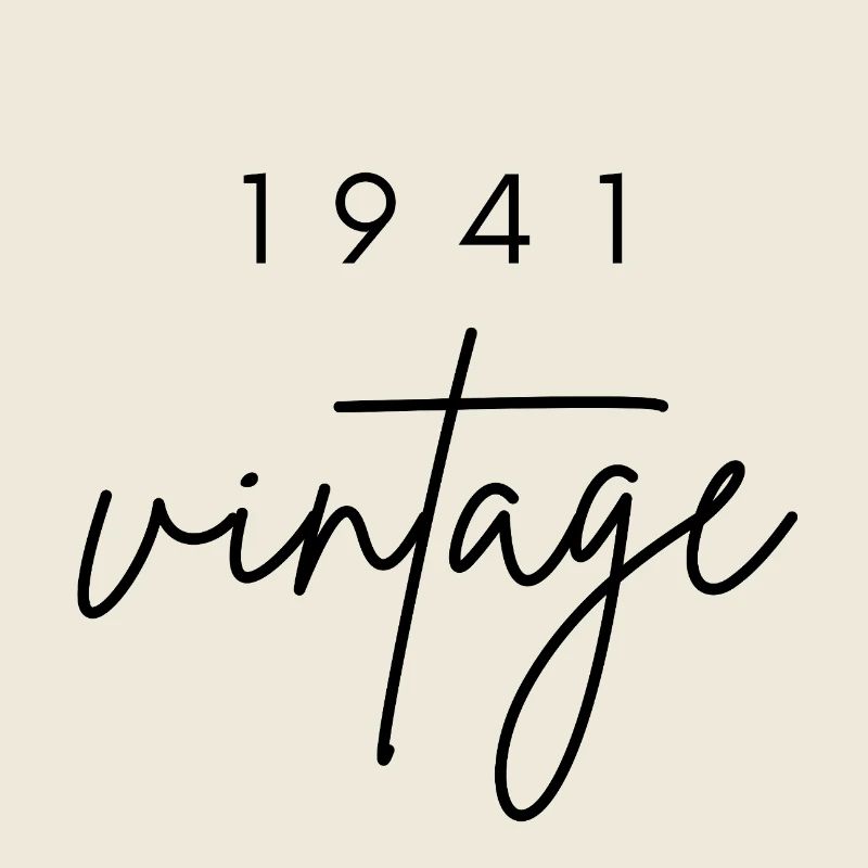 Anniversaire 1941 vintage