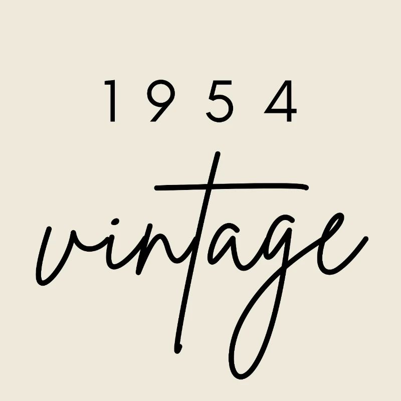 Anniversaire 1954 vintage