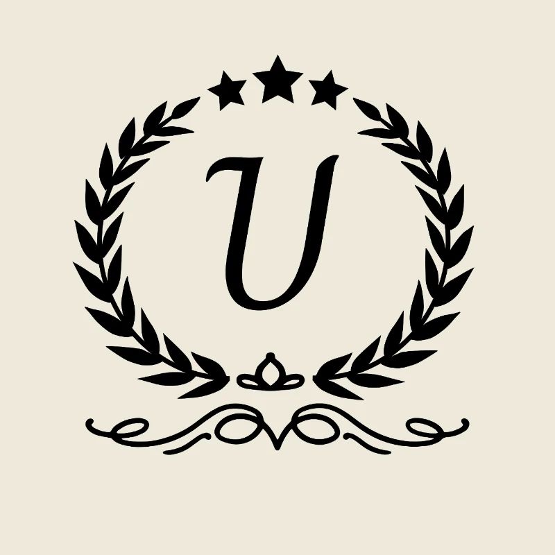 Letter u crown