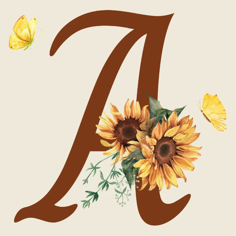 Letter to Sunflower Butterfly