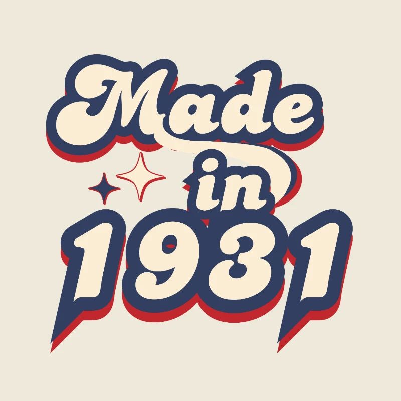 Made in 1931 retro