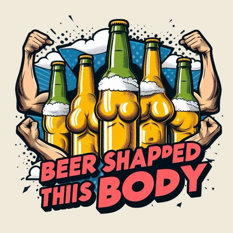 Bier formte diesen Körper