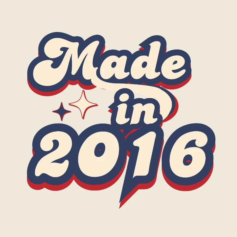 Made in 2016 retro