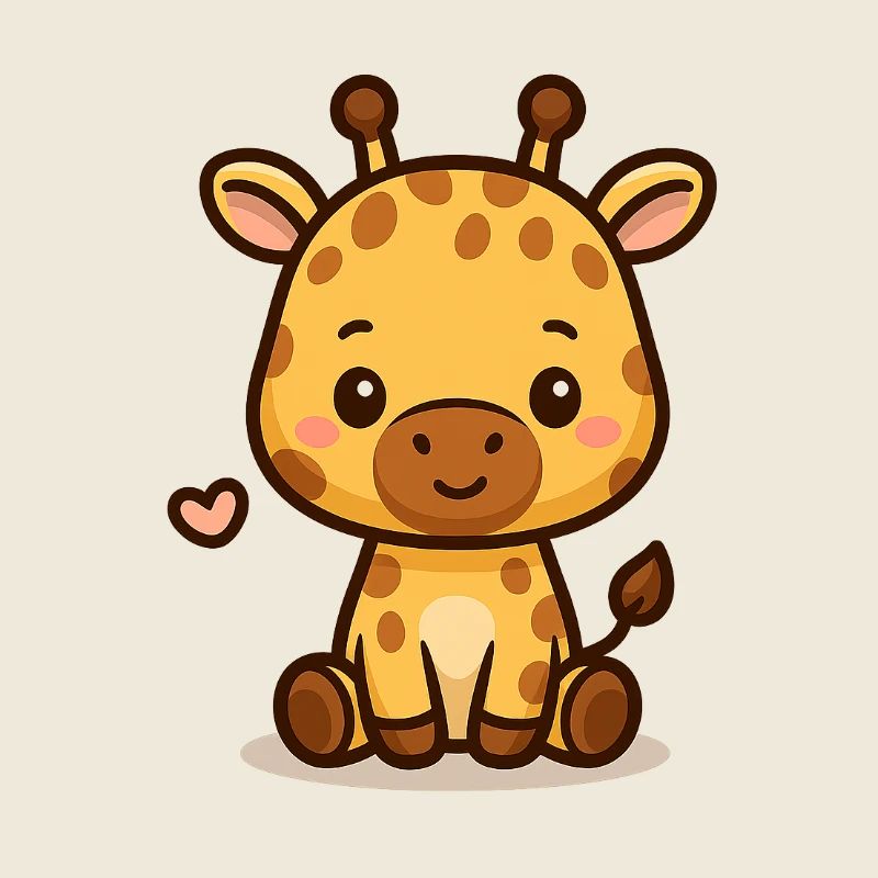Little Giraffe – Cute & Friendly