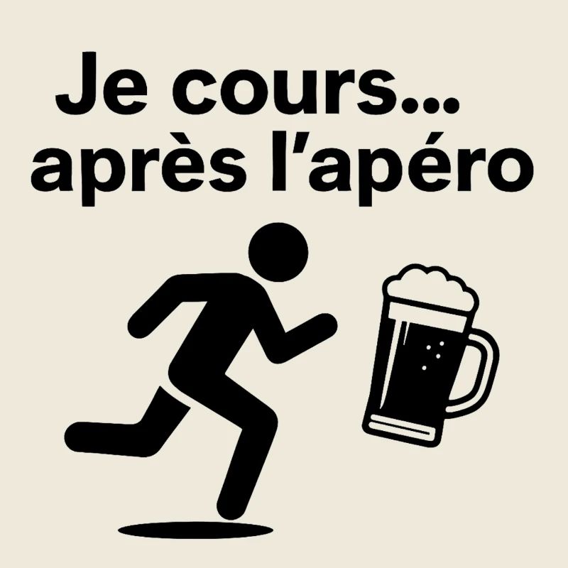 I run... after the aperitif