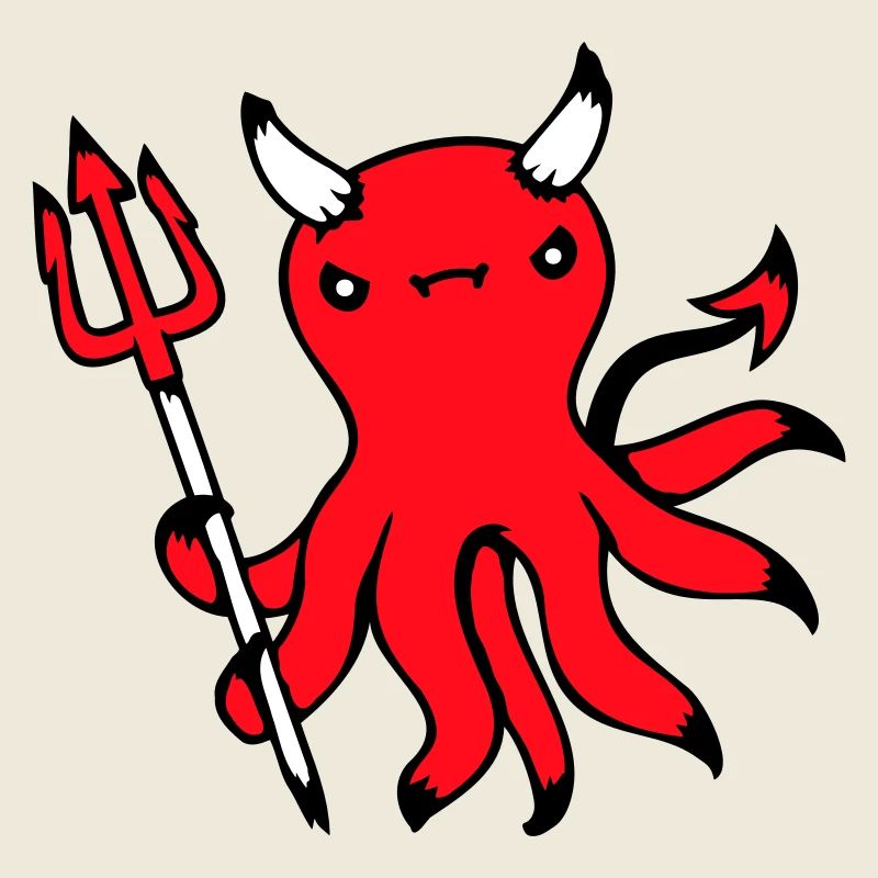 Octopus Devil Hell Satan Evil Purgatory Naughty