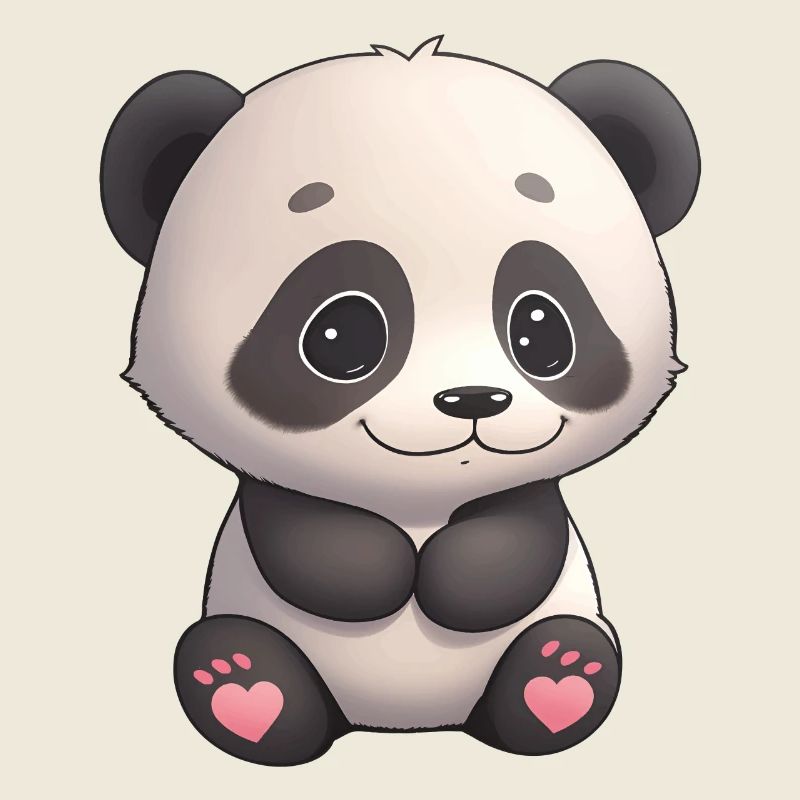 Ours panda totalement mignon