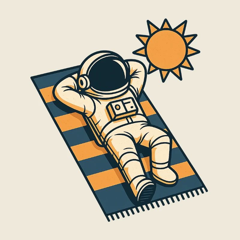Astronaute en vacances