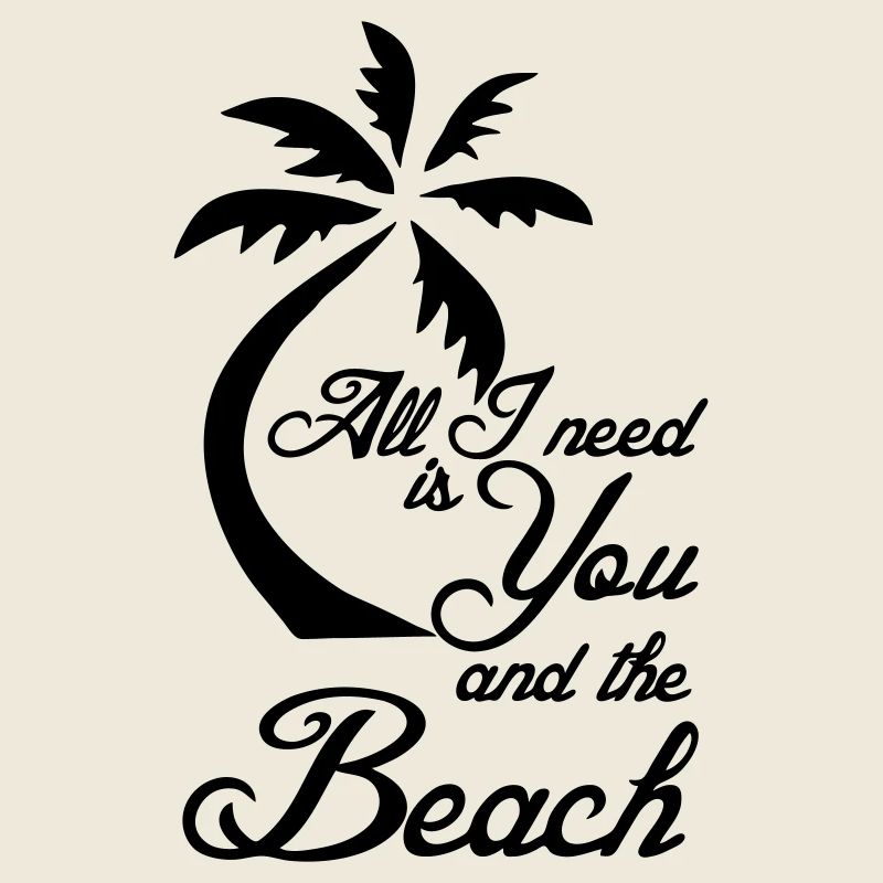 Beach Ferien Strand Urlaub Spruch Geschenk