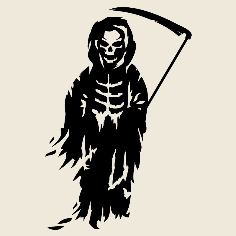 Ein Sensenmann -Der Tod mit einer Sense